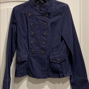 Navy soldier type short jacket.